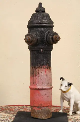 Iron Early 1900's Antique Salvage Fire Hydrant Garden Ornament