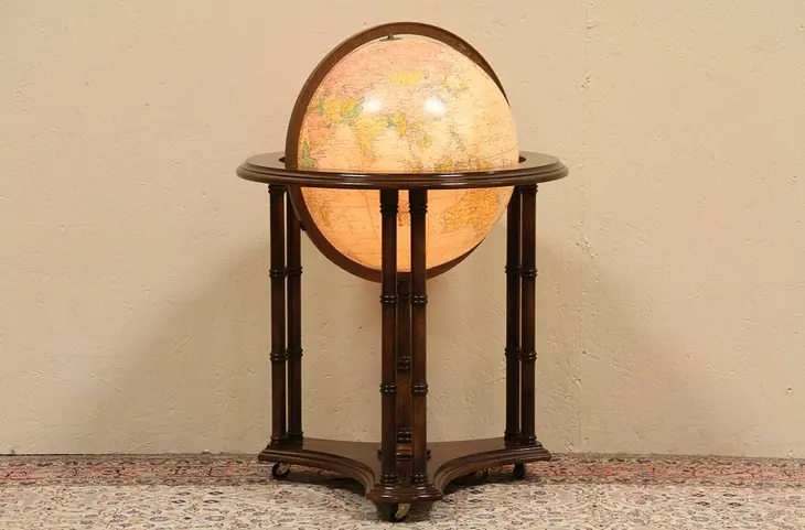 Replogle Lighted 16" World Globe & Stand