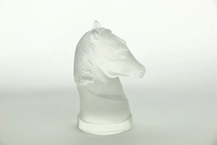 Crystal Etched Horse Head