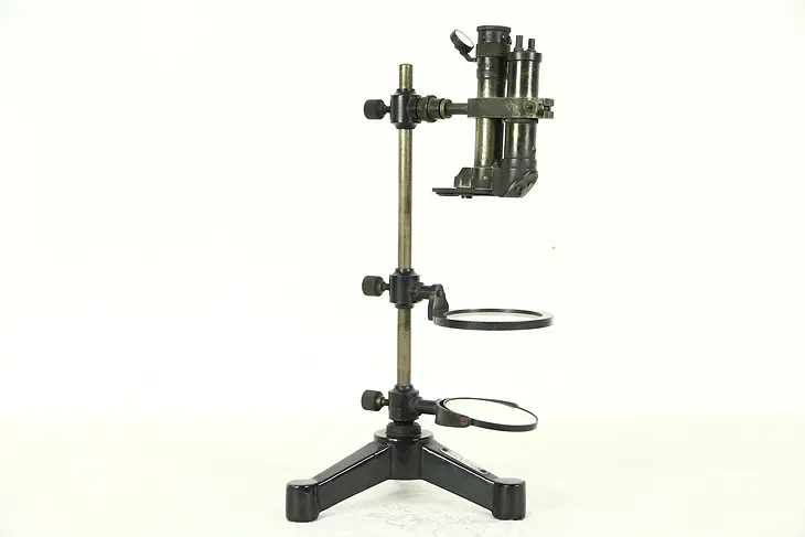 German Antique 1900 Laboratory Spectroscope, signed Schmidt, Berlin
