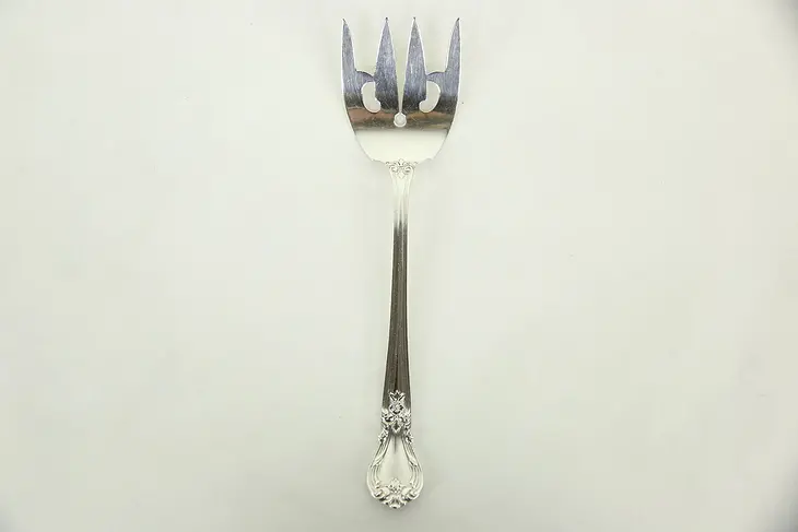 Sterling Silver Antique Serving Fork, Hallmark, No Mono
