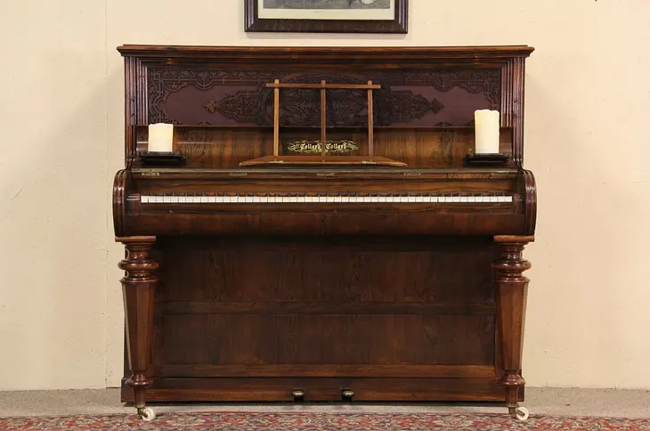 Collard London Antique 1890 Rosewood Piano