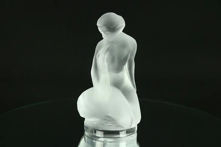 Leda & the Swan Crystal Figure, Signed Lalique, France