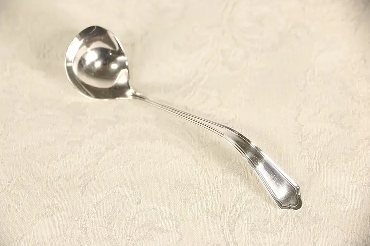 Sterling Silver 1910 Antique 5" Sauce Ladle, Hallmarked