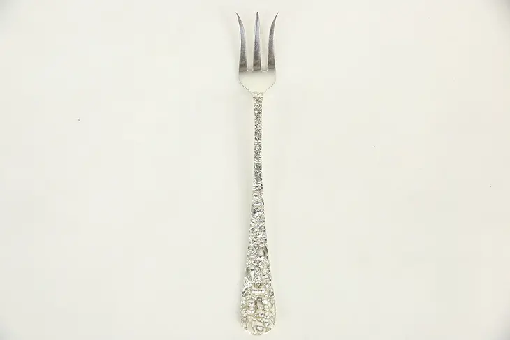 Lemon Fork, Repousse Sterling Silver by Kirk Stieff
