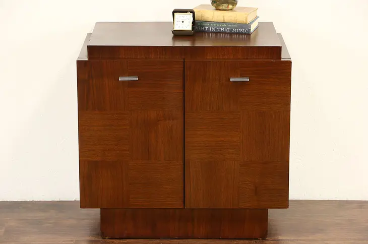 Midcentury Modern 1960's Vintage End Table, Nightstand or Cabinet