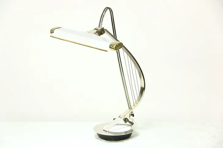 Cannon Signed Midcentury Modern 1950's Vintage Desk Lamp