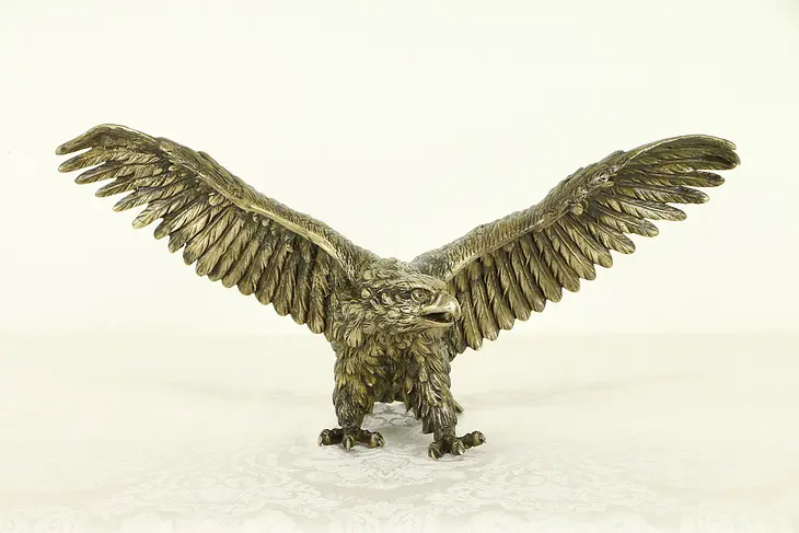 Bronze Antique Eagle Sculpture  #32228