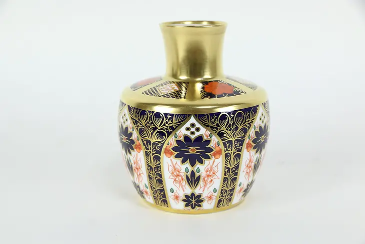 Traditional Imari Royal Crown Derby, 4 1/2", Vase #35556