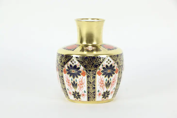 Old Imari Vase or Sake Bottle, English Royal Crown Derby  #36553