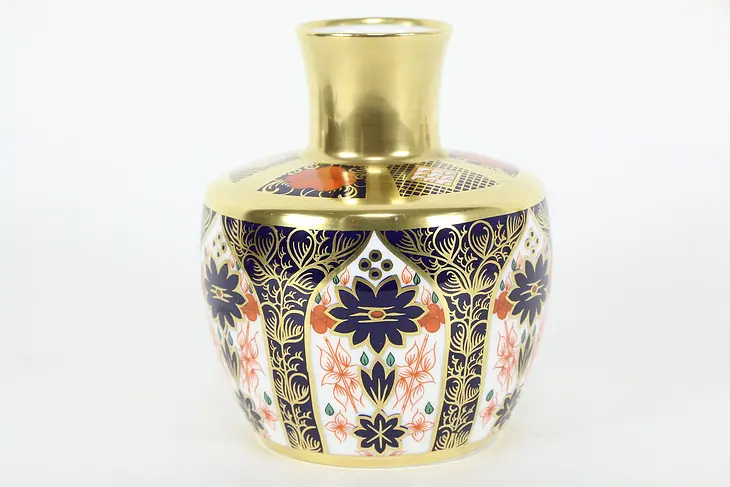 Old Imari Vase or Sake Bottle, English Royal Crown Derby #36559