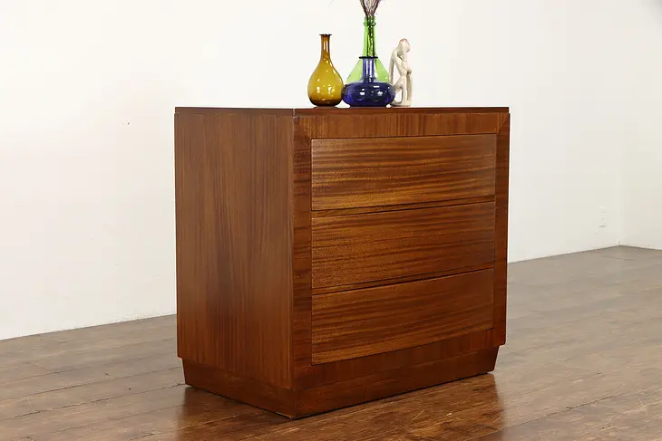 Midcentury Modern 1960 Vintage Mahogany Chest or Dresser, Rway #38552