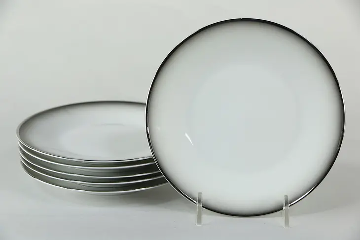 Set of 6 Bread & Butter Plate in Evensong, Rosenthal - Continental White 6"