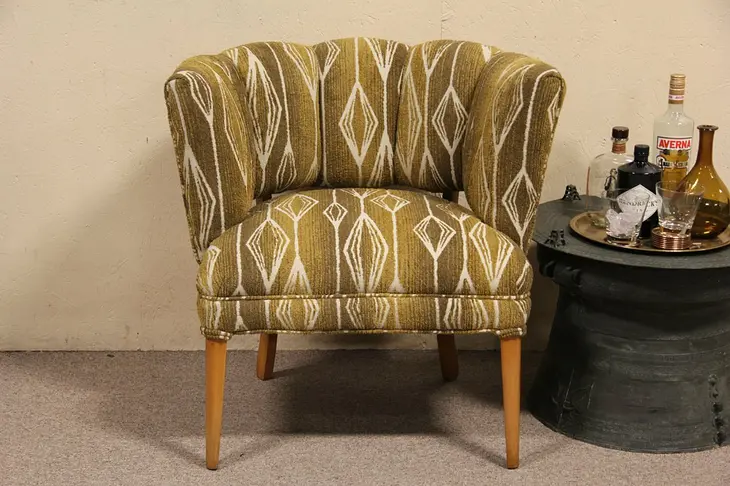 Midcentury Modern Club Chair, 1960's Vintage
