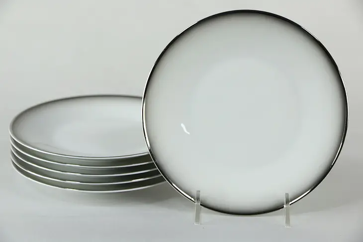 Set of 6 Bread & Butter Plate in Evensong by Rosenthal - Continental White 6"