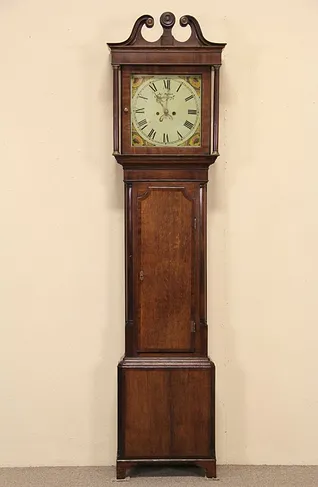 English Watson of Blackburn Antique 1820 Tall or Long Case Grandfather Clock