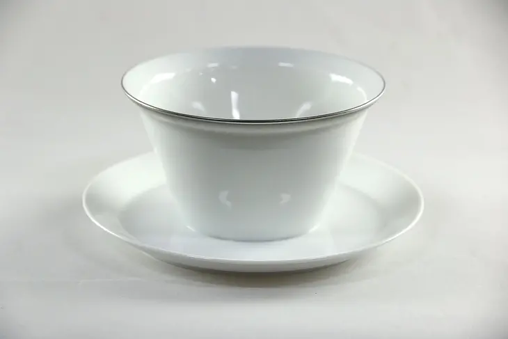 Vintage Gravy Boat with Attached Underplate in Evensong by Rosenthal Continental