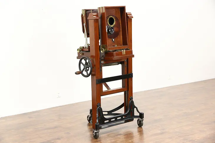 Photography Studio Professional 1900 Antique Camera, Dolly & Lens