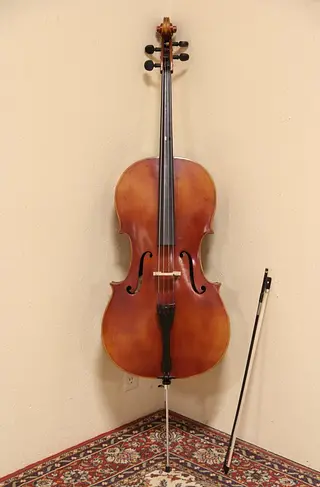 German Full Size Vintage Student Cello Instrument