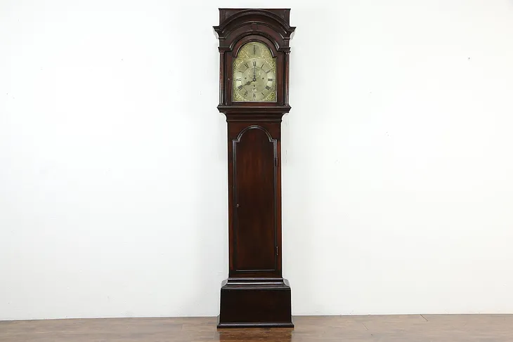 Georgian Antique 1760 Tall Case Clock, Musical Minuett Bells Storr London #33834