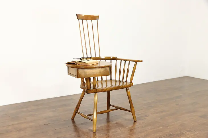 Windsor Vintage Desk Chair Combination, Barnhard & Simonds #38319