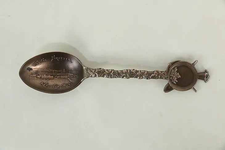 Washoe Smelter, Anaconda, MT Copper Souvenir Spoon