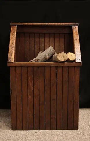 Country Pine Wainscoting Wood Box