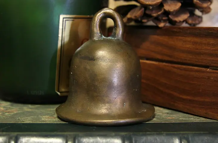 Hand Cast Vintage Brass Bell, 3