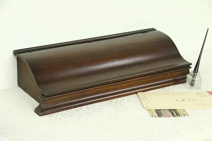 Walnut Antique Document, Letter or Jewelry Box, England