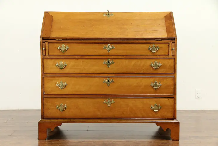 Georgian Antique 1790 Cherry Secretary Desk #32212