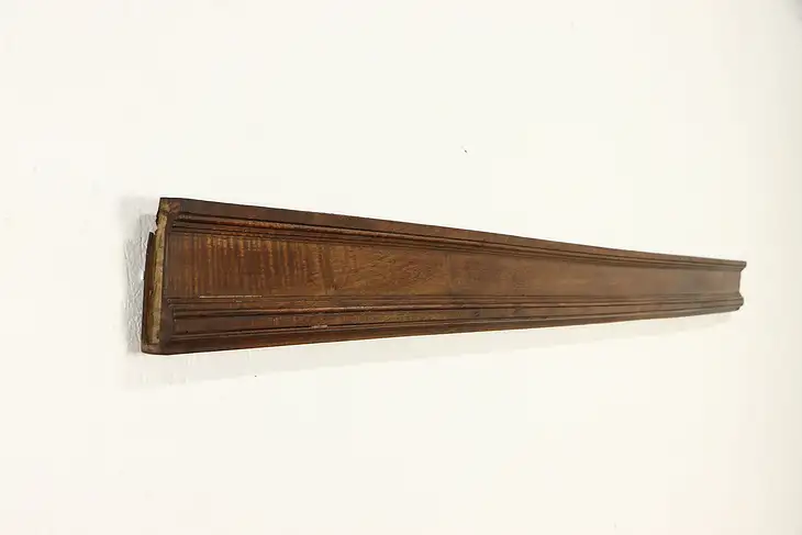 Victorian Antique Walnut 77 1/2" Straight Architectural Fragment #37118