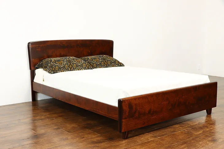 Midcentury Modern 1960 Vintage Full or Double Bed, Heywood Wakefield #37989