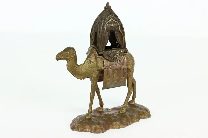 French Antique Camel Incense Burner Sculpture Vantines #40422