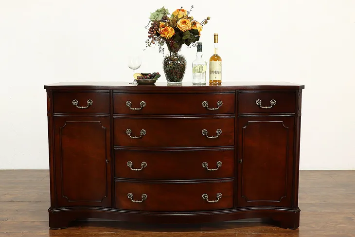 Traditional Mahogany Vintage Sideboard, Server or Buffet, Century #40702