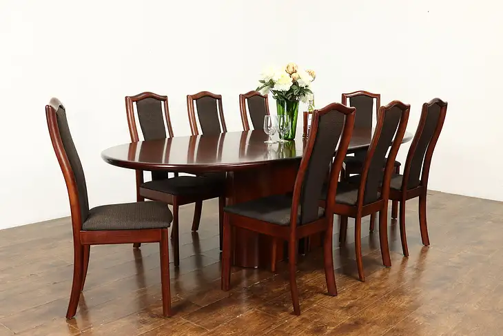 Midcentury Modern Danish Vintage Rosewood Dining Set 8 Chairs Skovby #41345