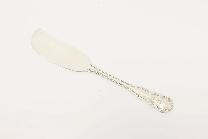 Victorian Antique Sterling Silver Butter or Cheese Knife, Lemon & Son #43773