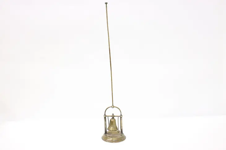 Brass Bell with Long Handle, Stockholm Sweden 1926 #43882
