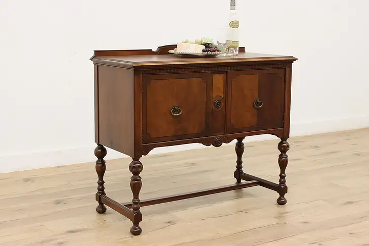 Tudor Design Antique Server, Sideboard, Bar Cabinet Rockford #46011