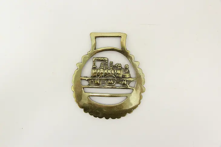 Horse Vintage Brass Harness Medallion, Train #45880