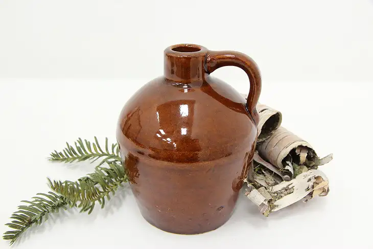 Farmhouse Antique Arts & Crafts Pottery Jug, Roycroft Shops NY #46151