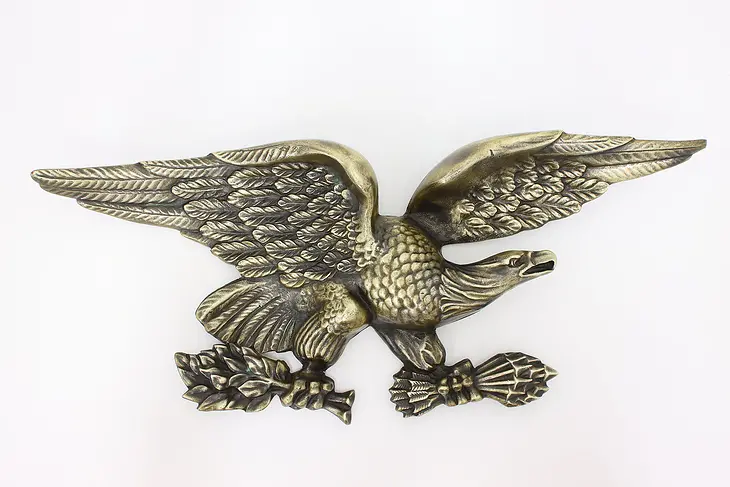 Eagle Brass American Coat of Arms Sculpture, Arrows #46766
