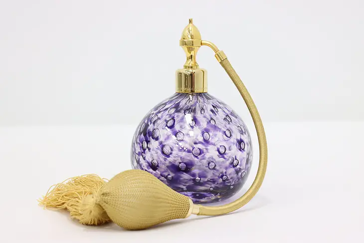 Murano Blown Glass Vintage French Perfume Atomizer, Franck #46185