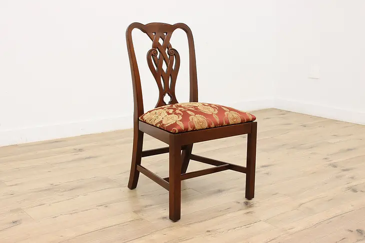 Georgian Design Mahogany Vintage Dining or Desk Chair, Baker #46091