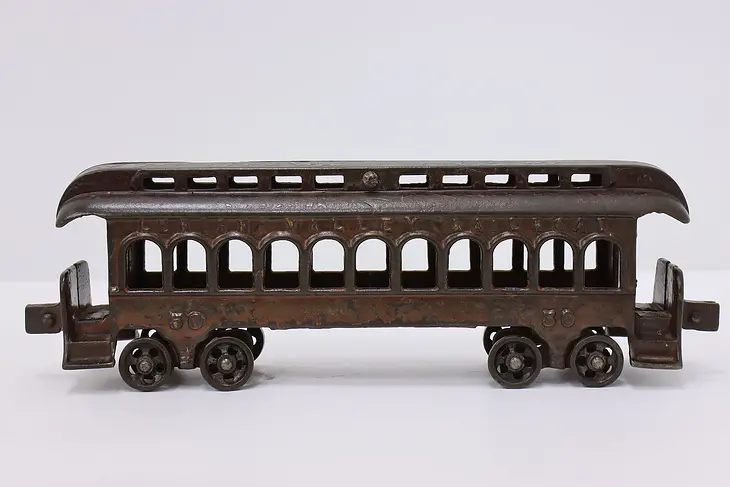Iron Antique Lehigh Valley Railroad Trolley Train Car Toy #46209