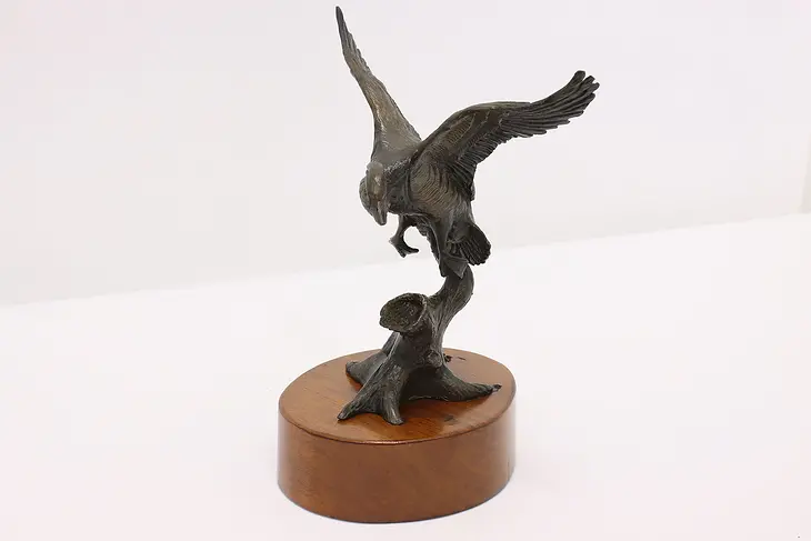 Wood Duck Statue Vintage Bronze Bird Sculpture, Sweeten #46612