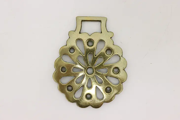 Horse Antique Brass Harness Medallion #45894