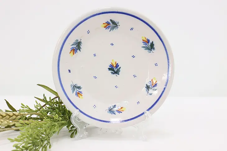 French Vintage Henriot Quimper Hand Painted Plate, Brittany #44044