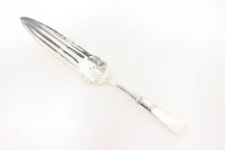 Victorian Antique Pastry or Cake Server, Pearl Handle #45402