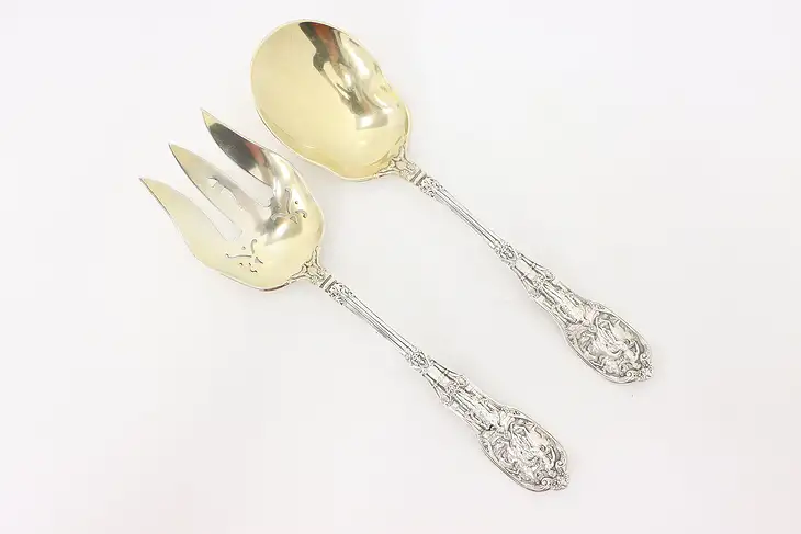 Mythologique Sterling Silver Antique 2 Pc Serving Set Gorham #45406