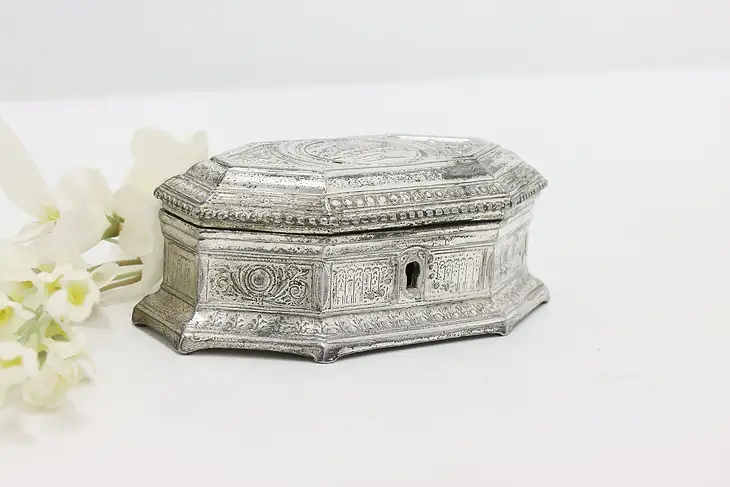 German Antique Jewelry or Keepsake Box, Koblenz Fortress #45730